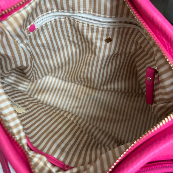 NOT AVAILABLE Kate Spade Leather Fuchsia Shoulder Bag/Crossbody Bag Hot Pink - Picture 11 of 16